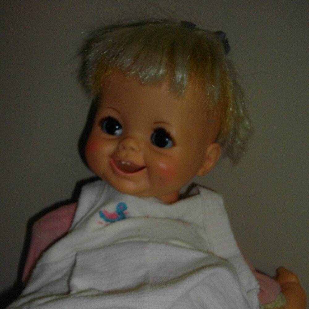Ideal Vintage Patty Playful doll puppet from the 1970s.